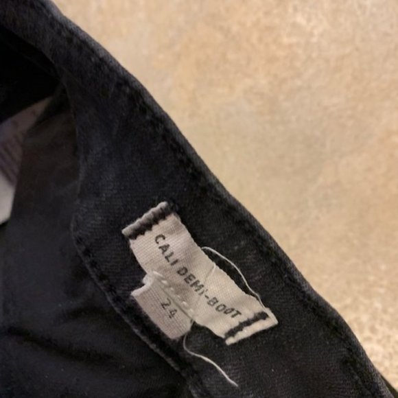madewell high rise cali demi boot denim jean size 24 - Picture 3 of 4